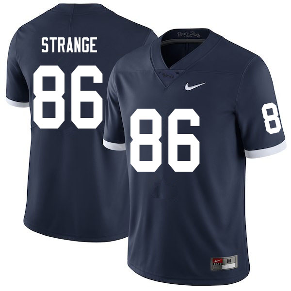 Men #86 Brenton Strange Penn State Nittany Lions College Throwback Football Jerseys Sale-Navy